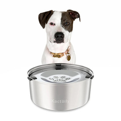 Dog Water Bowl, No-Spill & Splash-Proof  for Medium & Large Dogs