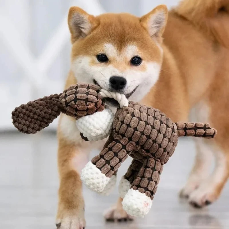 Plush Squeaky Puppy Teething Toys