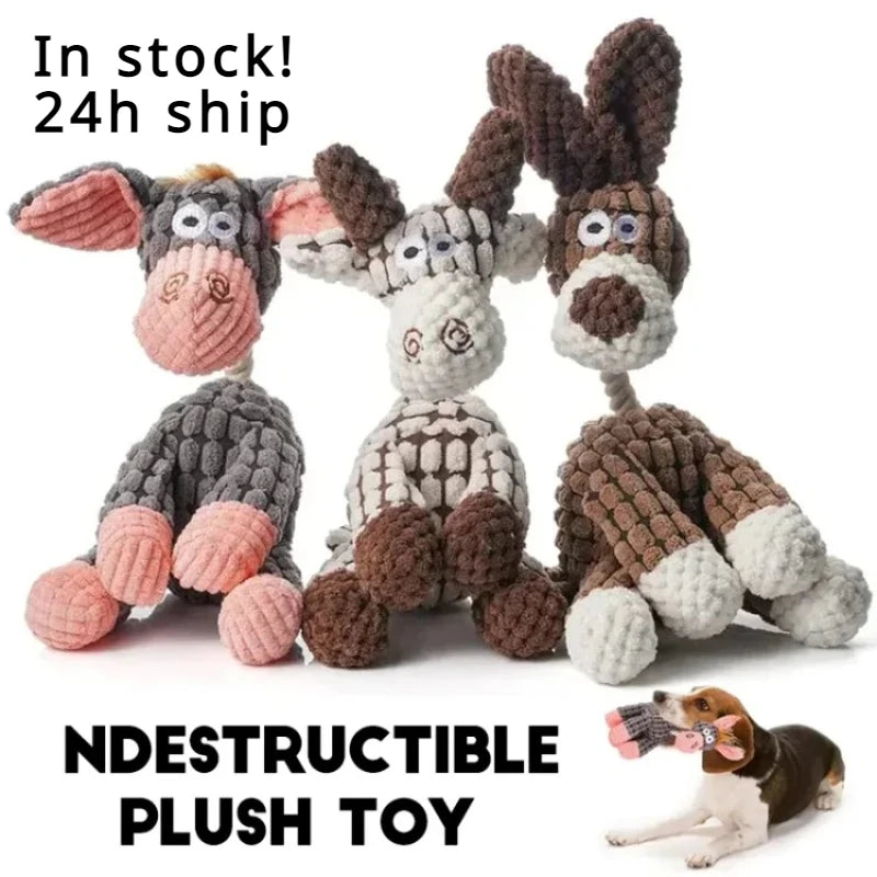 Plush Squeaky Puppy Teething Toys