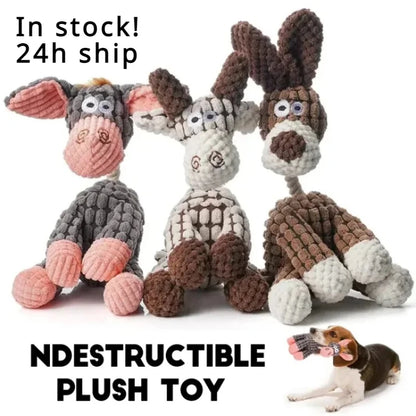 Plush Squeaky Puppy Teething Toys