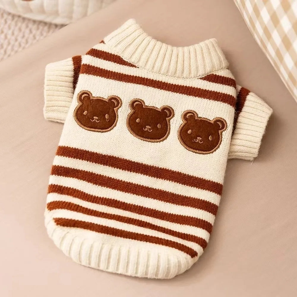 Fashion Striped Pullover Dog Sweater