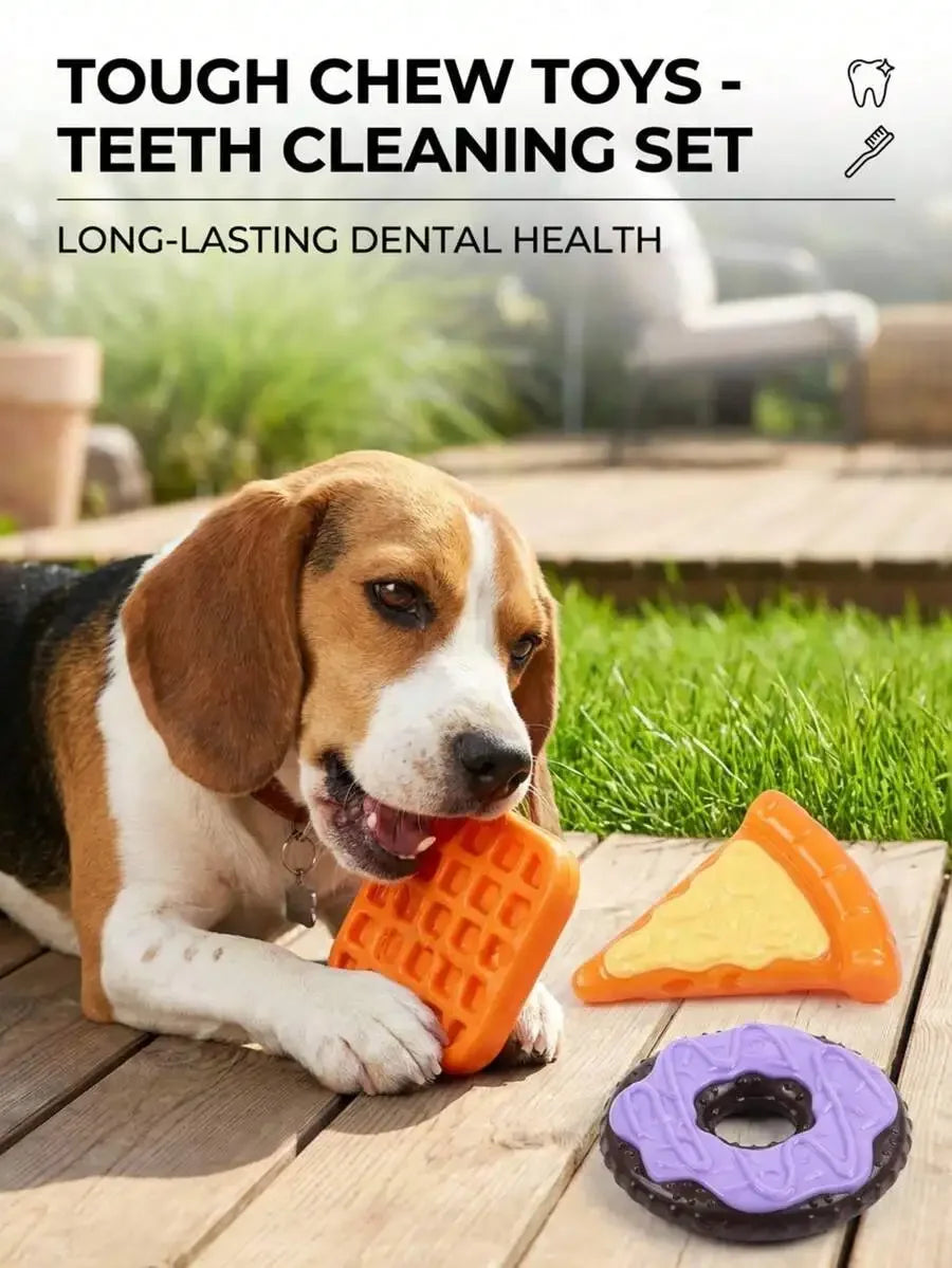 Donut-Shaped Nylon Dog Chew Toy