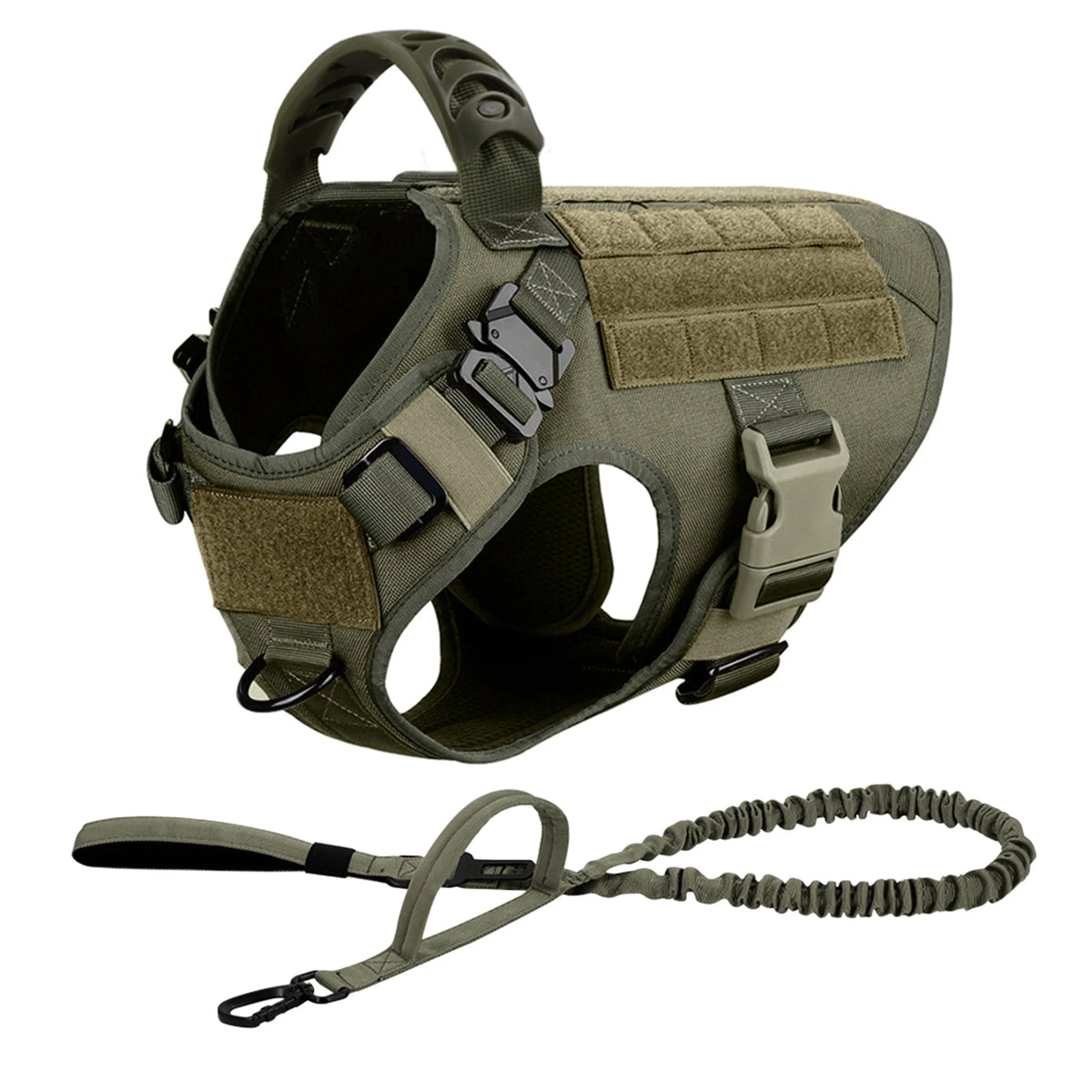 Large and medium Dog Harness And Leash Set Pet German Shepherd Malinois Training Walking Vest