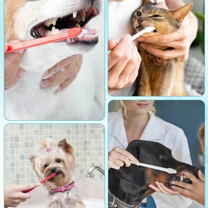 5pcs Anti-Choking Slow Feeder Dog Bowl Non-Slip 3/4 Cup -4pcs Double-Sided Toothbrushes  Liquid Treats Bone Broth Ice Cream Yogurt
