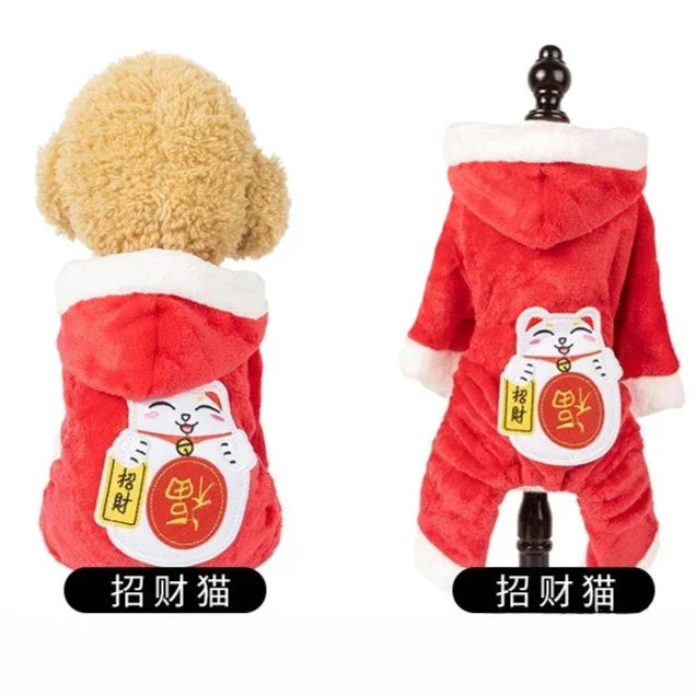 Winter Warm Pet Jumpsuit