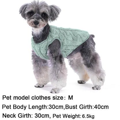 Soft Fleece Dog Clothes For Small Dogs Cats Sweater