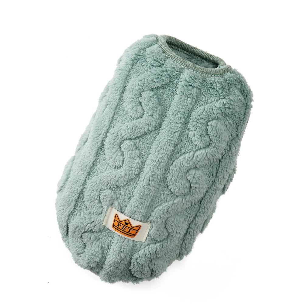 Soft Fleece Dog Clothes For Small Dogs Cats Sweater