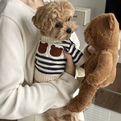Fashion Striped Pullover Dog Sweater