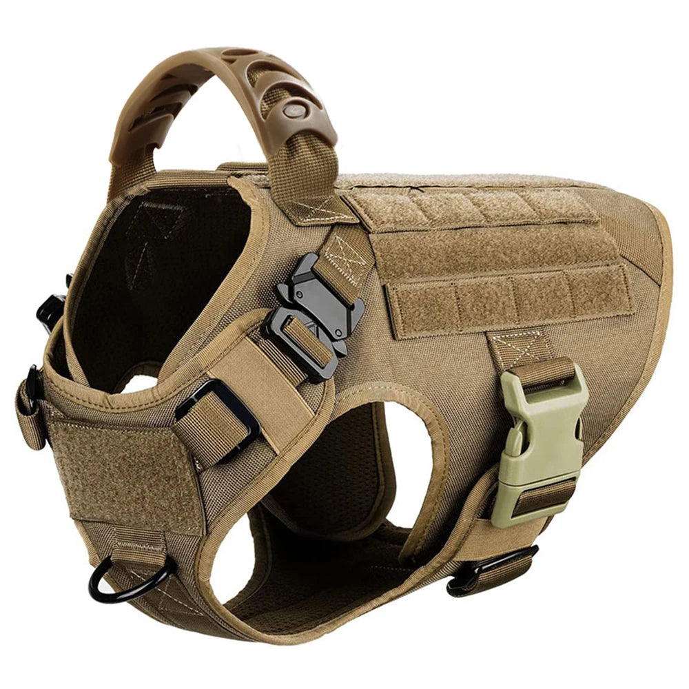 Large and medium Dog Harness And Leash Set Pet German Shepherd Malinois Training Walking Vest