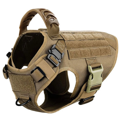 Large and medium Dog Harness And Leash Set Pet German Shepherd Malinois Training Walking Vest