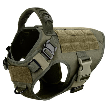 Large and medium Dog Harness And Leash Set Pet German Shepherd Malinois Training Walking Vest