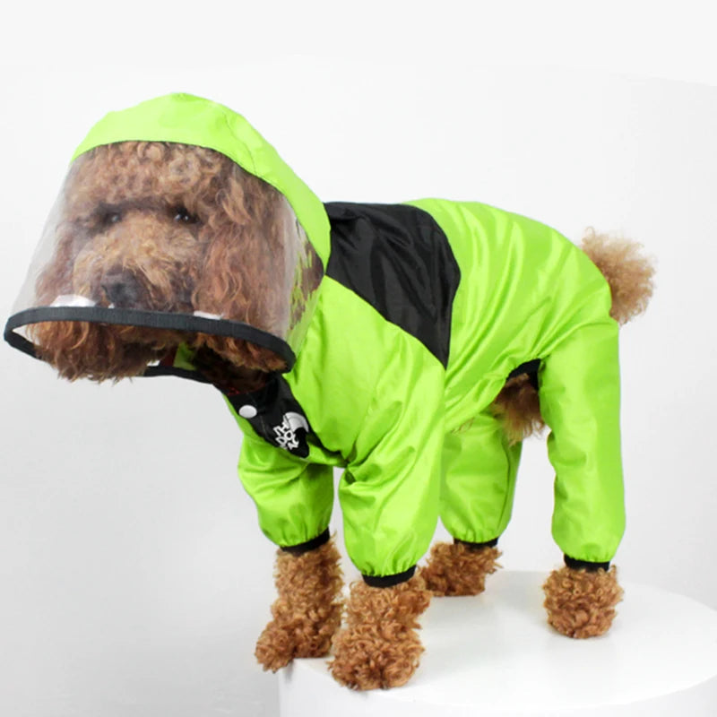 Pet Clothes Jumpsuit Waterproof Dog Jacket Dogs Water Resistant Clothes