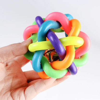 Colorful Dog Bite Resistant Rubber Chew Toy