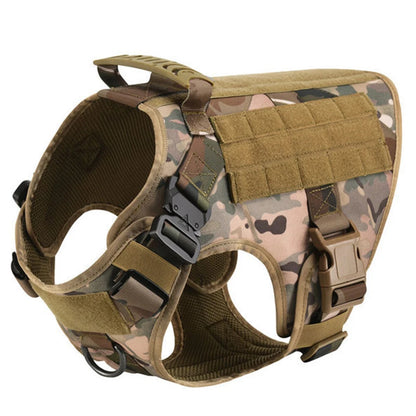 Large and medium Dog Harness And Leash Set Pet German Shepherd Malinois Training Walking Vest