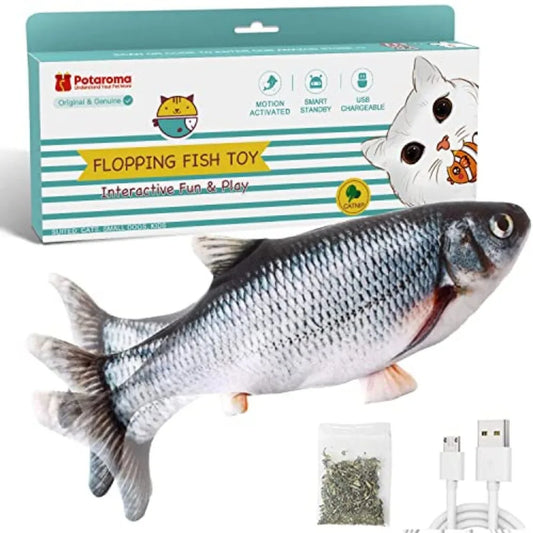 Cat Toys Flopping Fish with Catnip