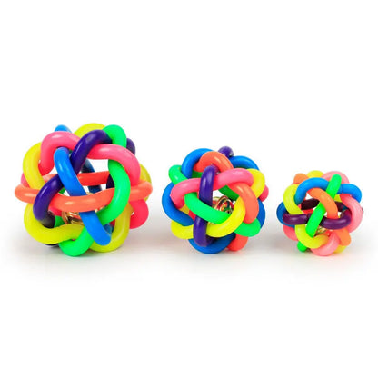 Colorful Dog Bite Resistant Rubber Chew Toy
