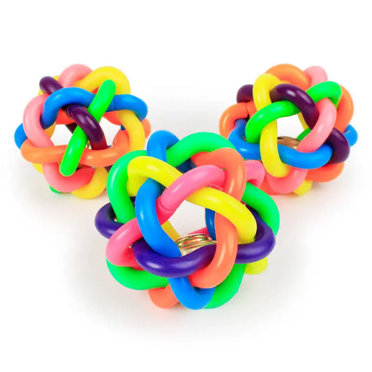Colorful Dog Bite Resistant Rubber Chew Toy