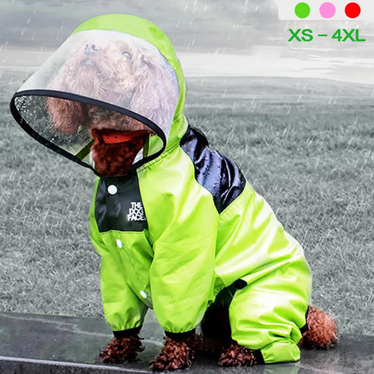 Pet Clothes Jumpsuit Waterproof Dog Jacket Dogs Water Resistant Clothes