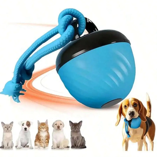 Interactive Dog Toy Ball With Rope