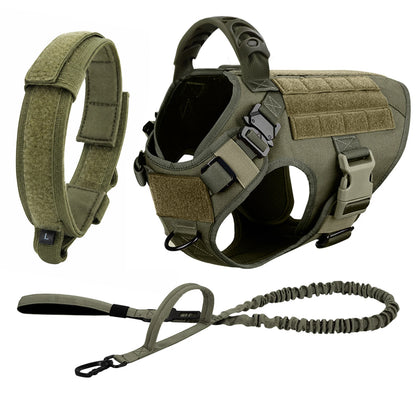 Large and medium Dog Harness And Leash Set Pet German Shepherd Malinois Training Walking Vest