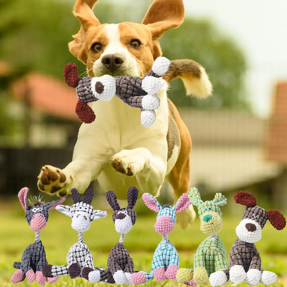 Plush Squeaky Puppy Teething Toys
