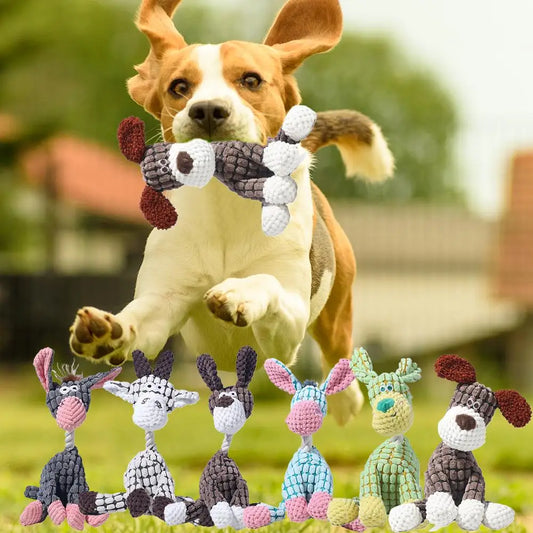 Plush Squeaky Puppy Teething Toys