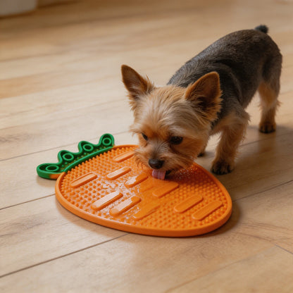 Pet Licking Mat Soft Silicone Slow Feeding Bowl