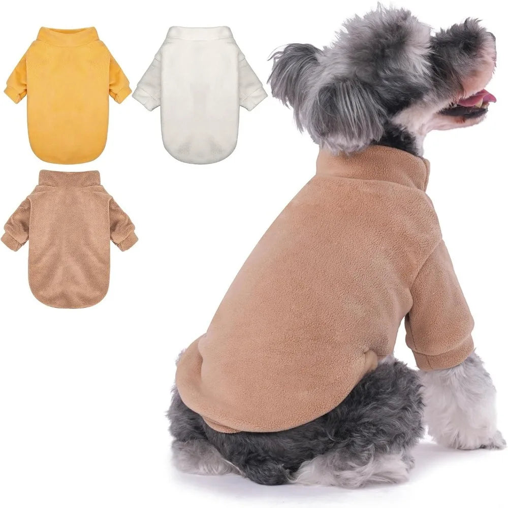 3 Pack Dog Sweaters for Small Dogs Girls Boys