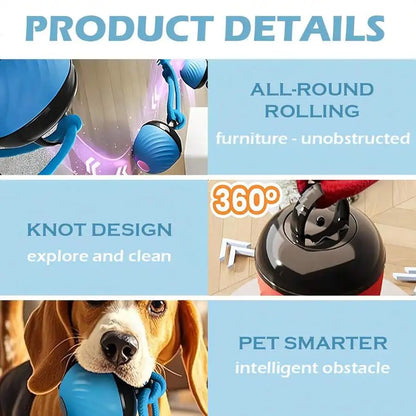 Interactive Dog Toy Ball With Rope