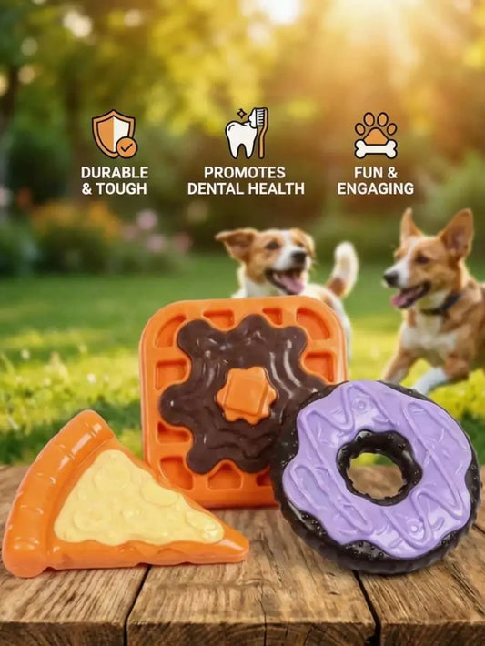 Donut-Shaped Nylon Dog Chew Toy