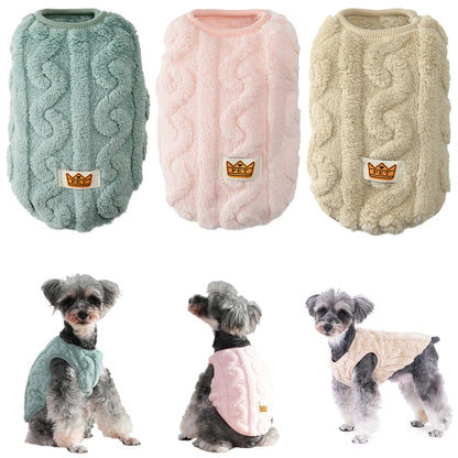 Soft Fleece Dog Clothes For Small Dogs Cats Sweater