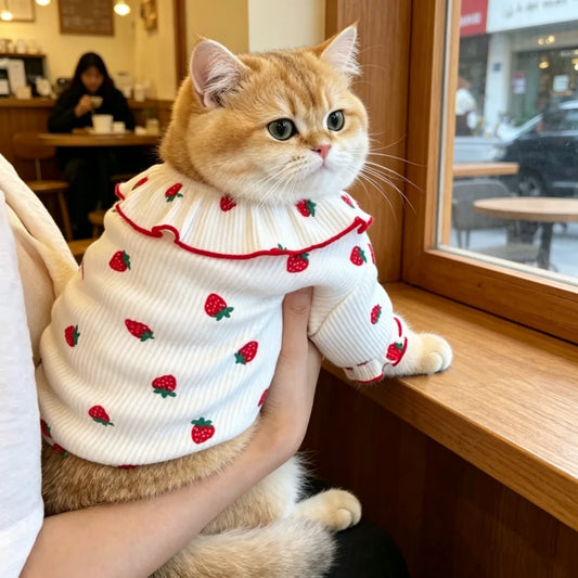 Strawberry Small Pet Clothes