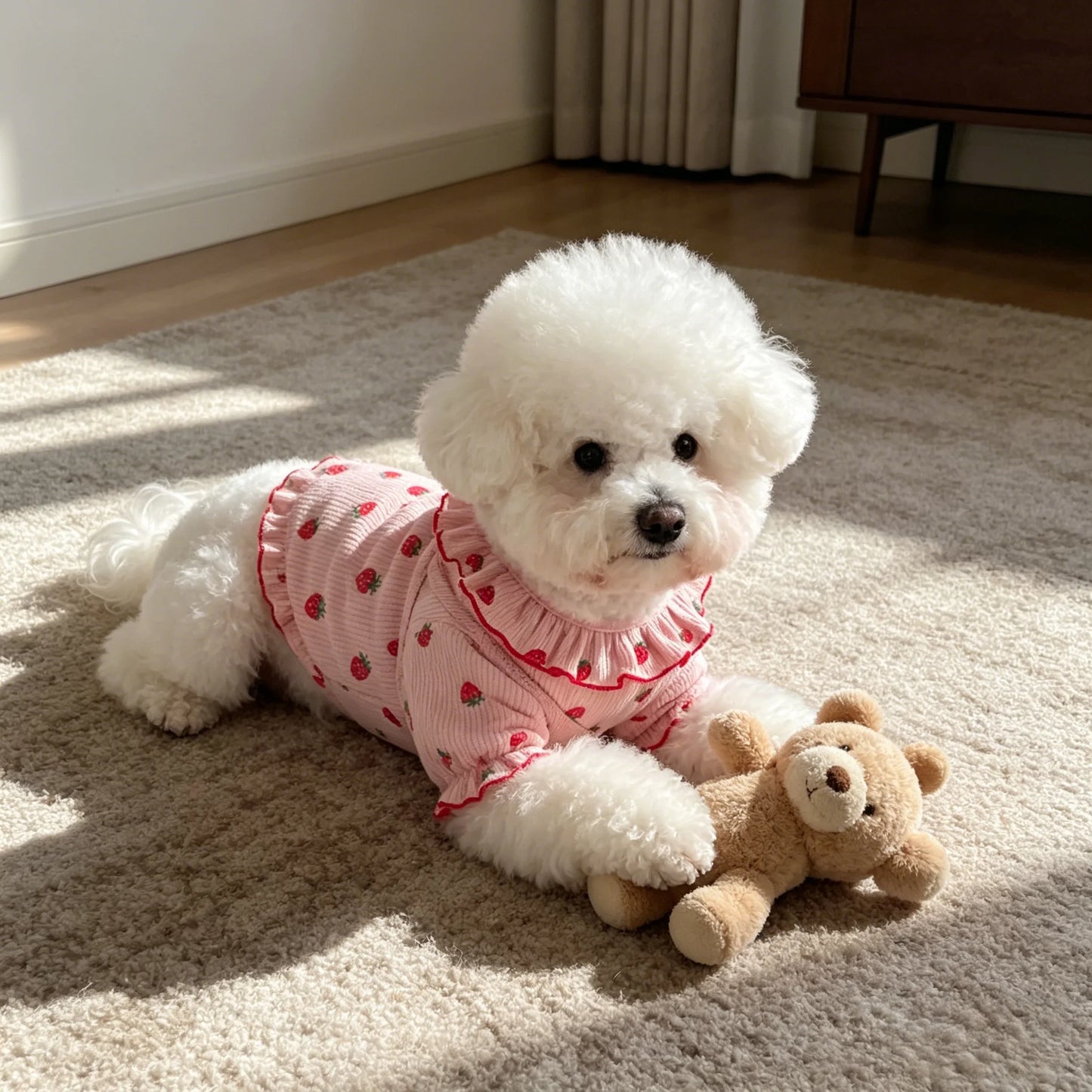 Strawberry Small Pet Clothes