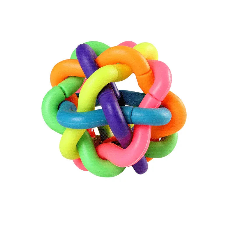 Colorful Dog Bite Resistant Rubber Chew Toy