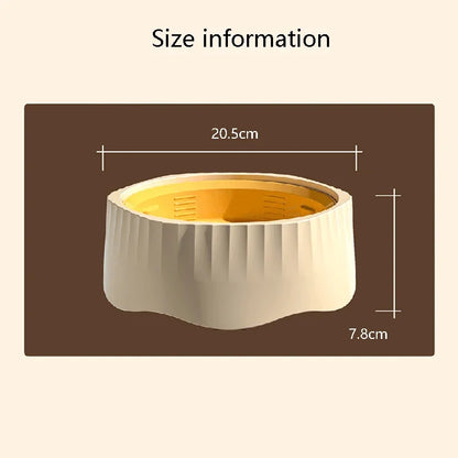 2 in 1 Rotatable Slow Feeder Dog Bowl 60° Anti-Choke Anti-Vomit for Cats and Dogs