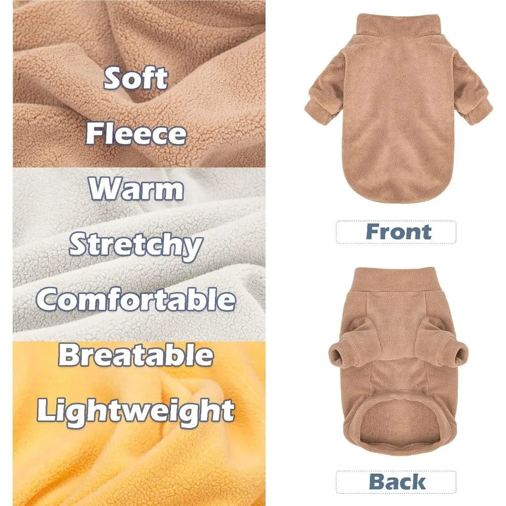 3 Pack Dog Sweaters for Small Dogs Girls Boys