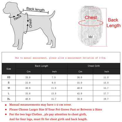 Soft Fleece Dog Clothes For Small Dogs Cats Sweater
