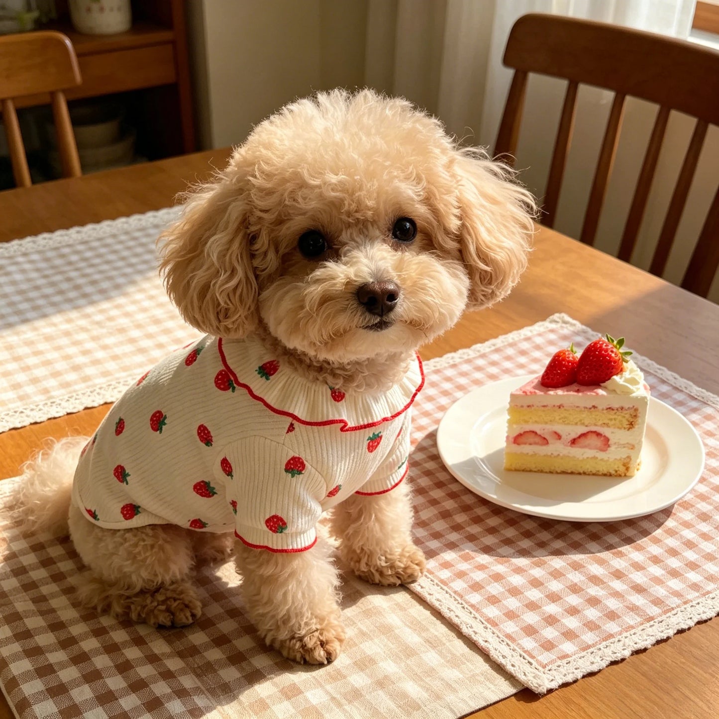 Strawberry Small Pet Clothes