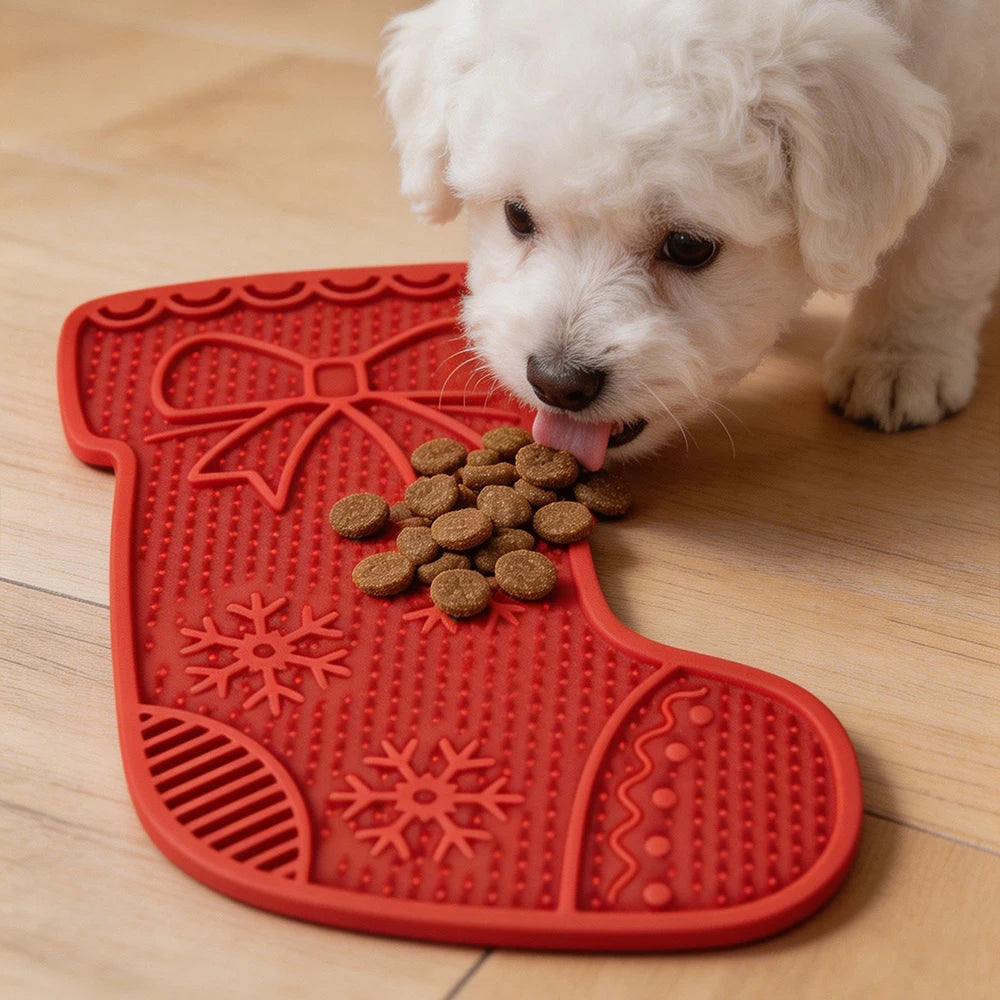 Pet Licking Mat Soft Silicone Slow Feeding Bowl