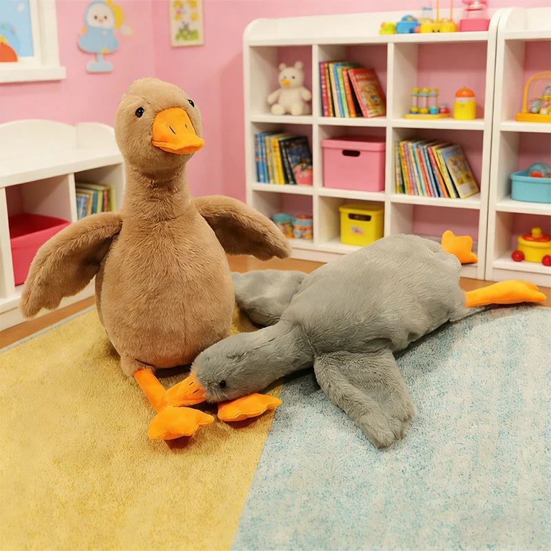 50cm Goose Plush Toy Soft Stuffed Pillow  Pet Companion