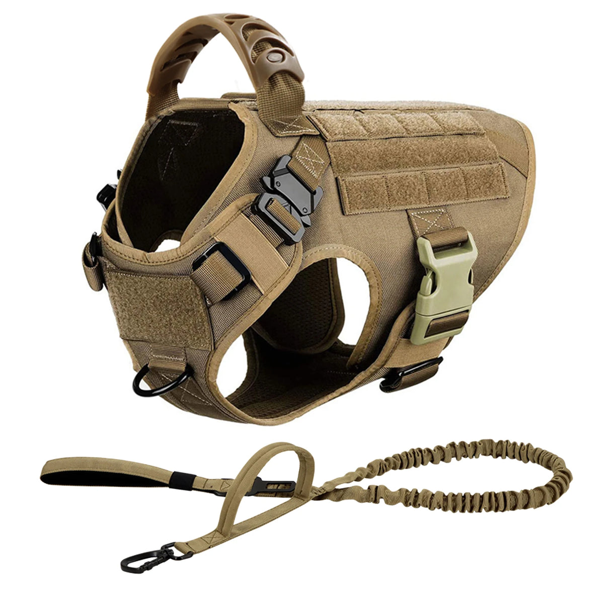 Large and medium Dog Harness And Leash Set Pet German Shepherd Malinois Training Walking Vest