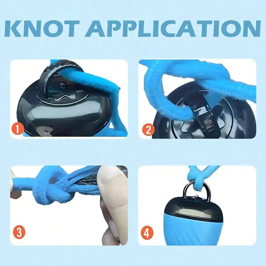 Interactive Dog Toy Ball With Rope